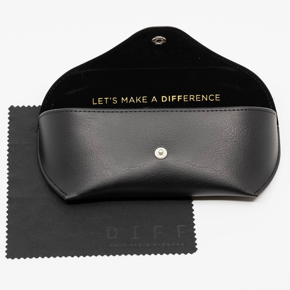 DIFF Caden Bluelight Glasses Vintage Crystal Frame - Picture 4 of 5